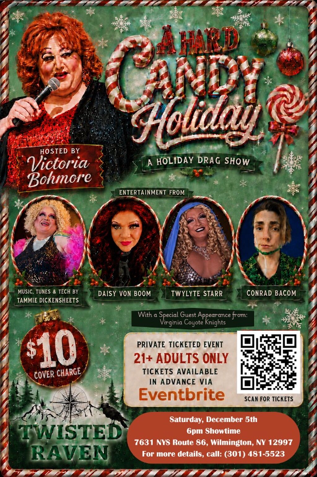 A Hard Candy Holiday at the Twisted Raven