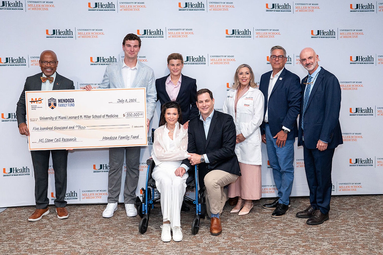 Mendoza Family's Gift Accelerates Breakthrough MS Research - InventUM