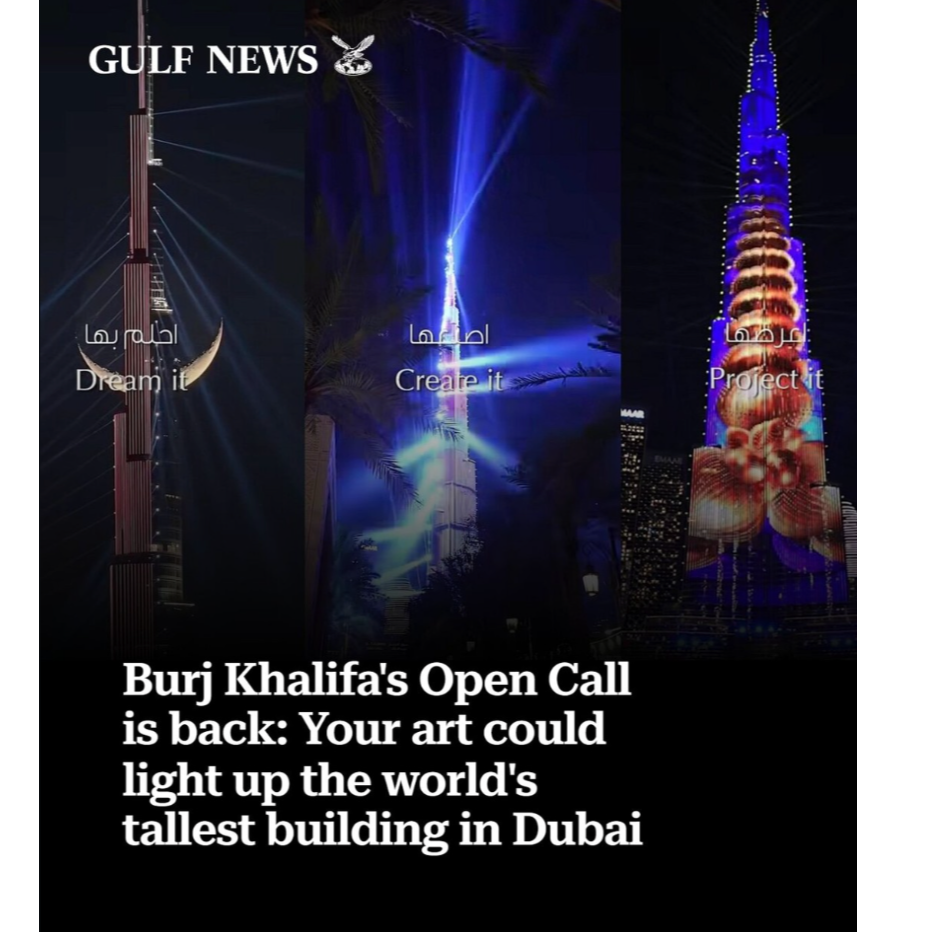 Burj Khalifa's Open Call is back: Your art could light up the world's tallest building in Dubai