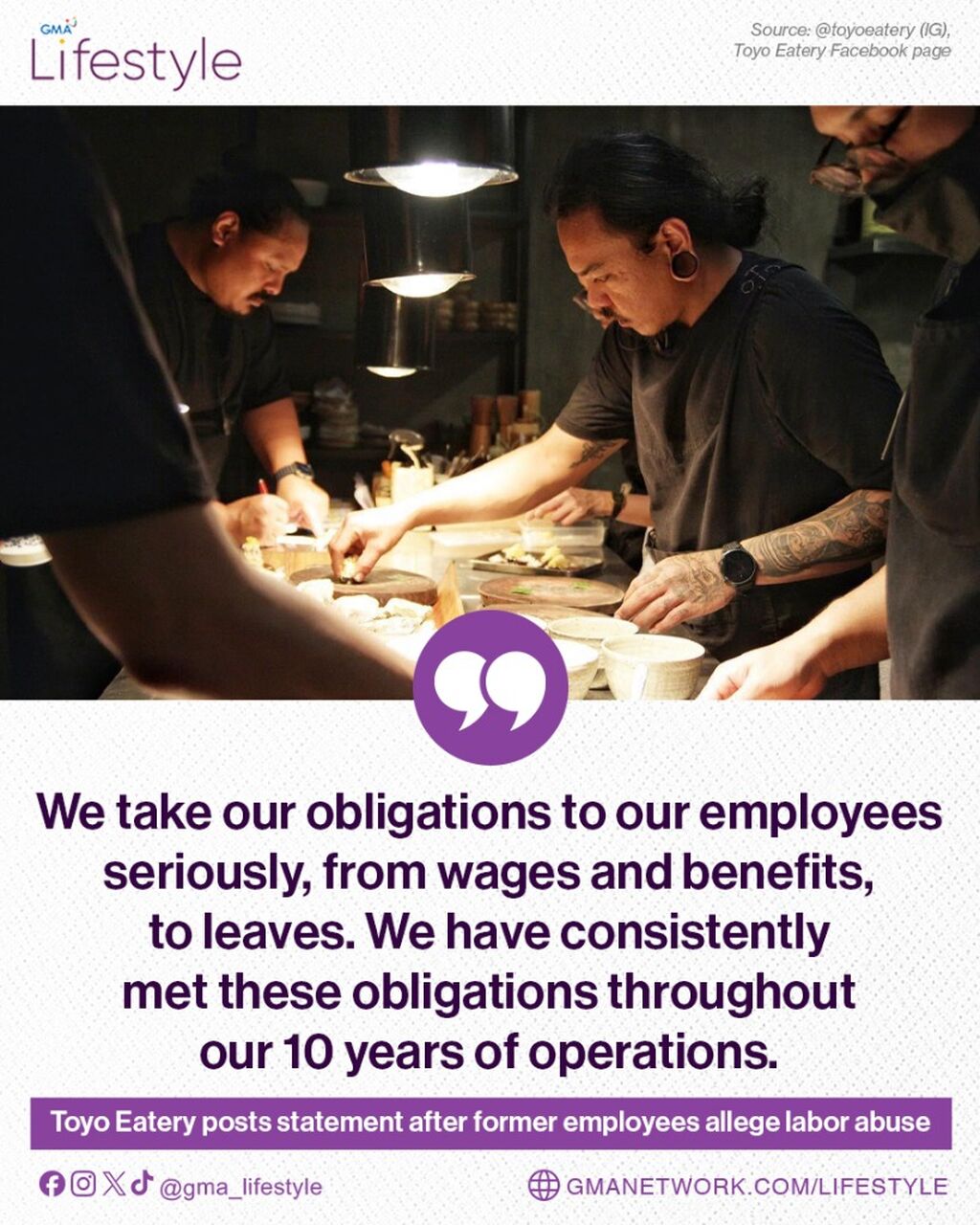 Toyo Eatery releases statement after former employees allege labor abuse