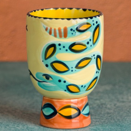 Southwestern Snake Glass by Ammie Williams - Project Instructions