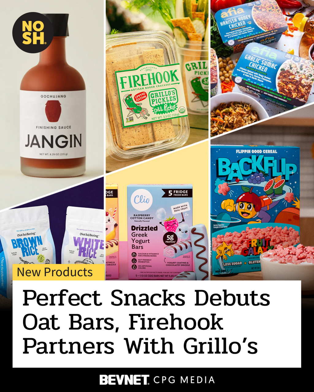 New Products: Perfect Snacks Does Oat Protein Bars, Firehook Teams with Grillo&rsquo;s