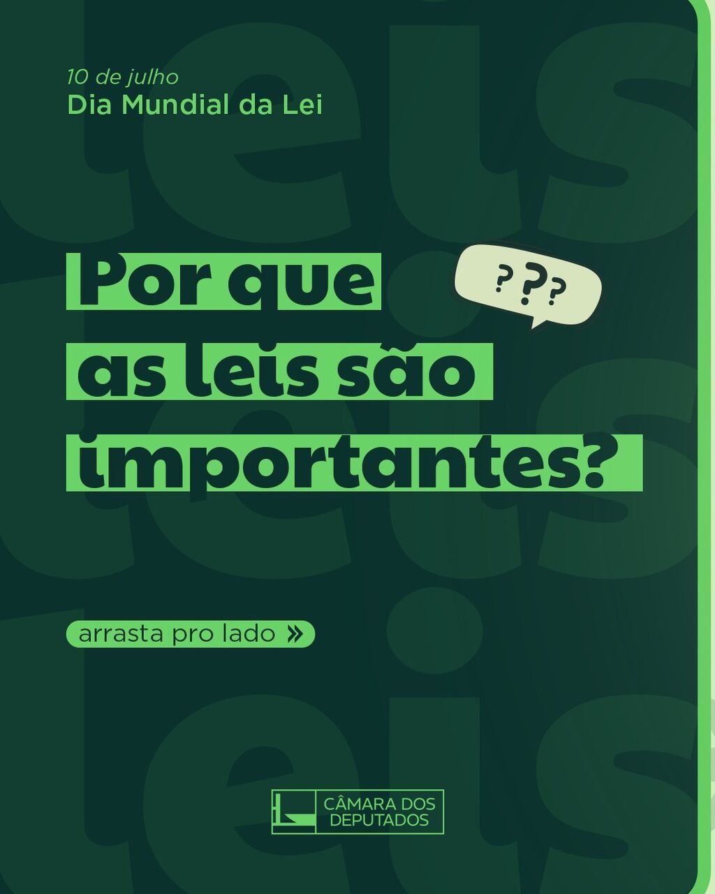 Porque as Leis s&atilde;o importantes?