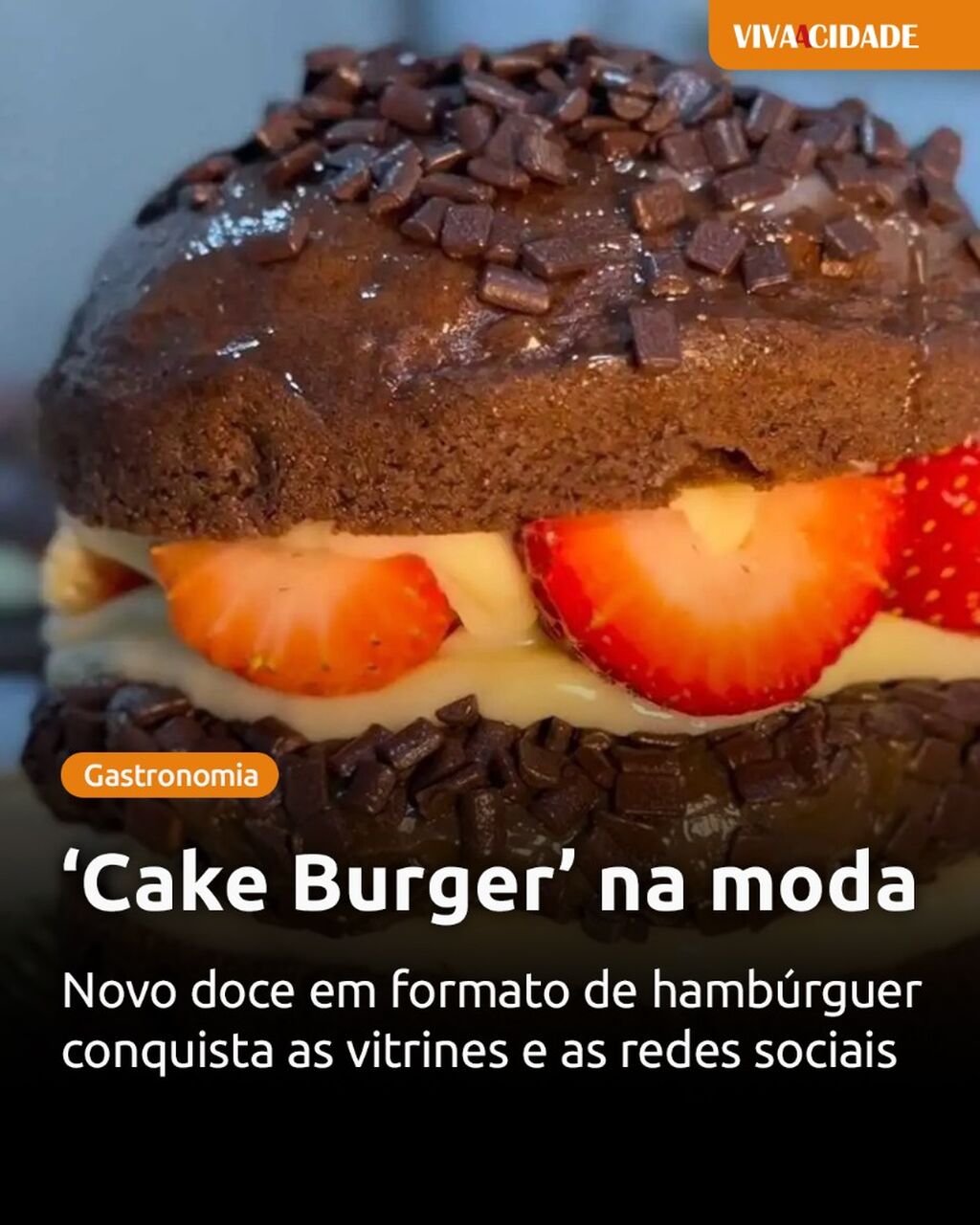 &lsquo;Cake Burger&rsquo; na moda