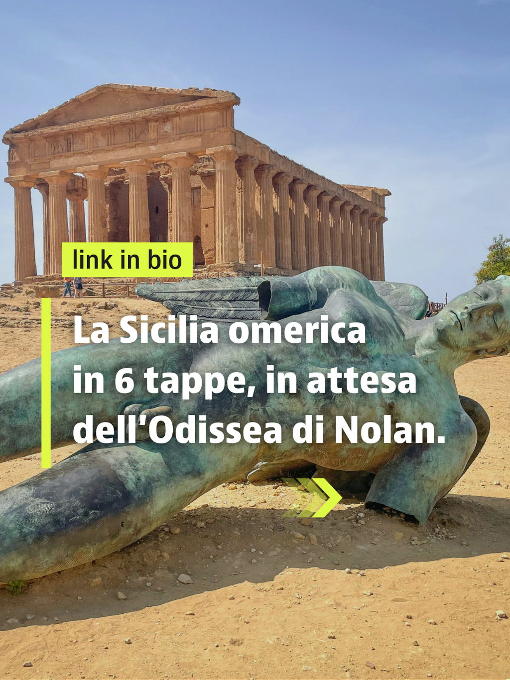 Nolan riaccende l&rsquo;Odissea e la Sicilia omerica &egrave; pronta al boom