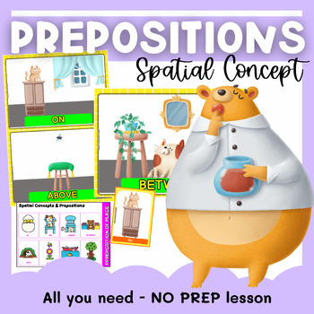 Spatial Concepts & Prepositions Anchor Charts | Grammar Posters & Lesson
