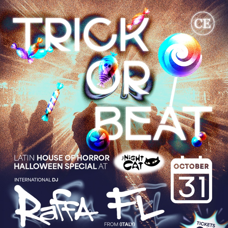 31 OCT (MEL) - Trick or Beat: Latin House of Horror with DJ Raffa FL