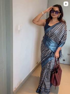 Patralekha as worn by Mrudula Murali