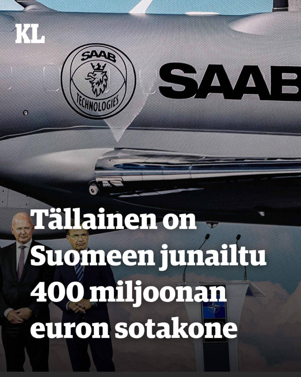 T&auml;llainen on Suomeen junailtu 400 miljoonan euron sotakone &ndash; Ilmavoimien kenraali lataa faktat tiskiin