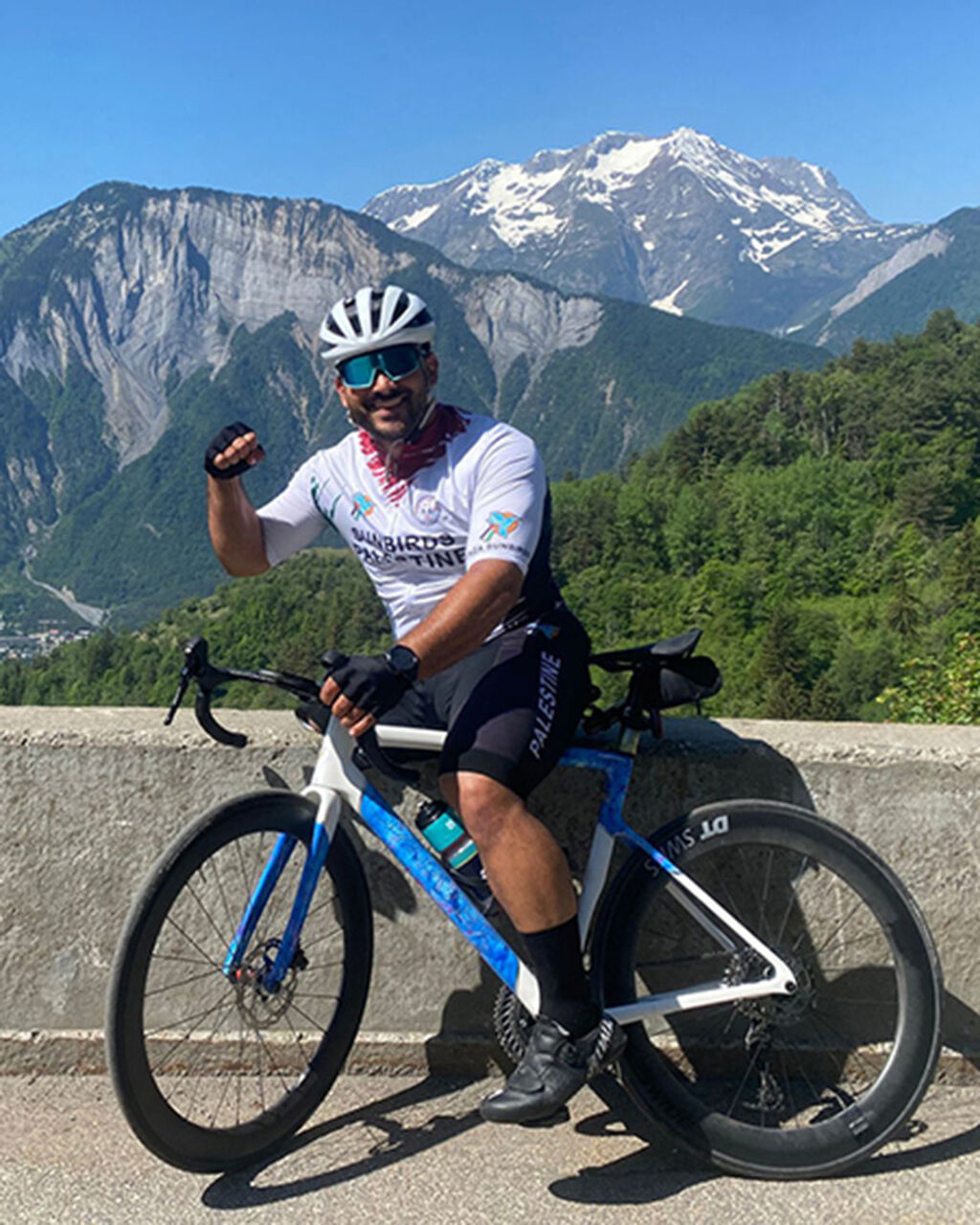 Gaza Sunbirds climb Alpe D'Huez