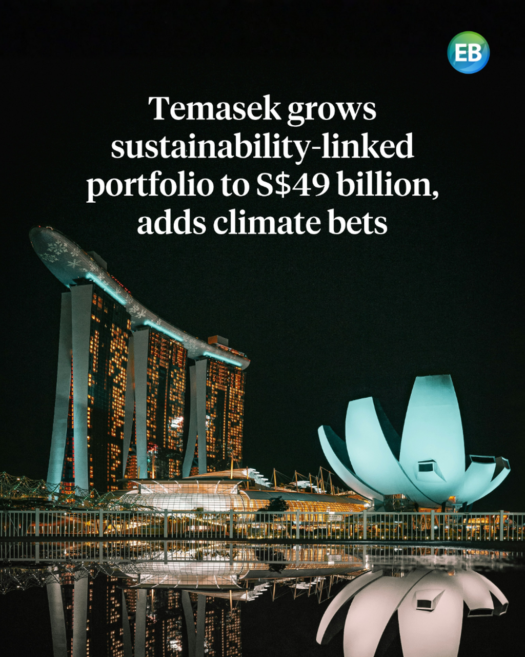 Temasek grows sustainability-linked portfolio to S$49 billion, adds climate bets