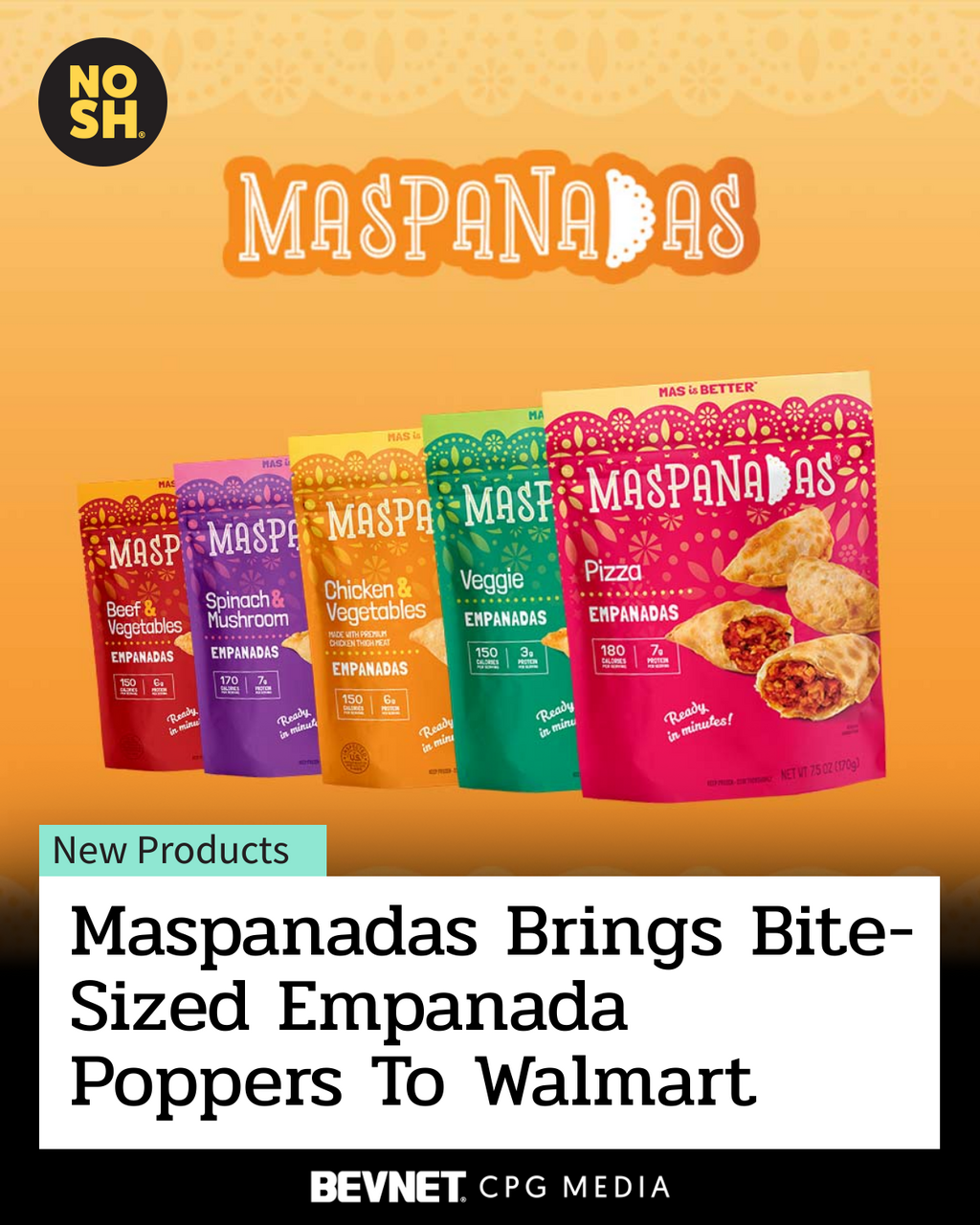 Latin-Inspired Frozen Snacks Gain Retail Ground as Maspanadas Enters Walmart
