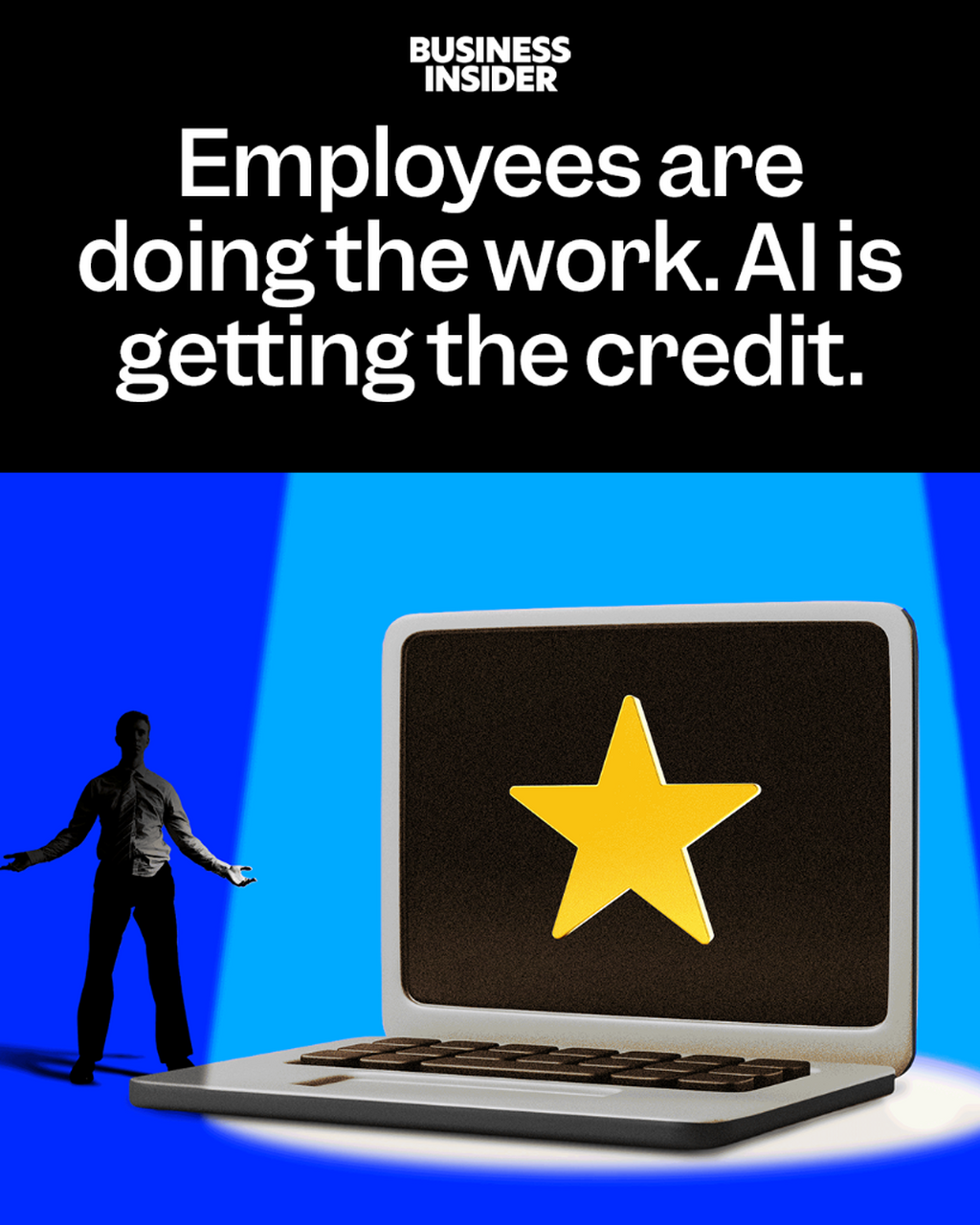 Employees are doing the work. AI is getting the credit.