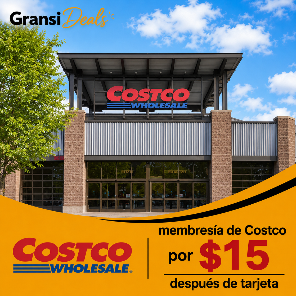 Membresia de COSTCO por $15 despues de Tarjeta de Regalo