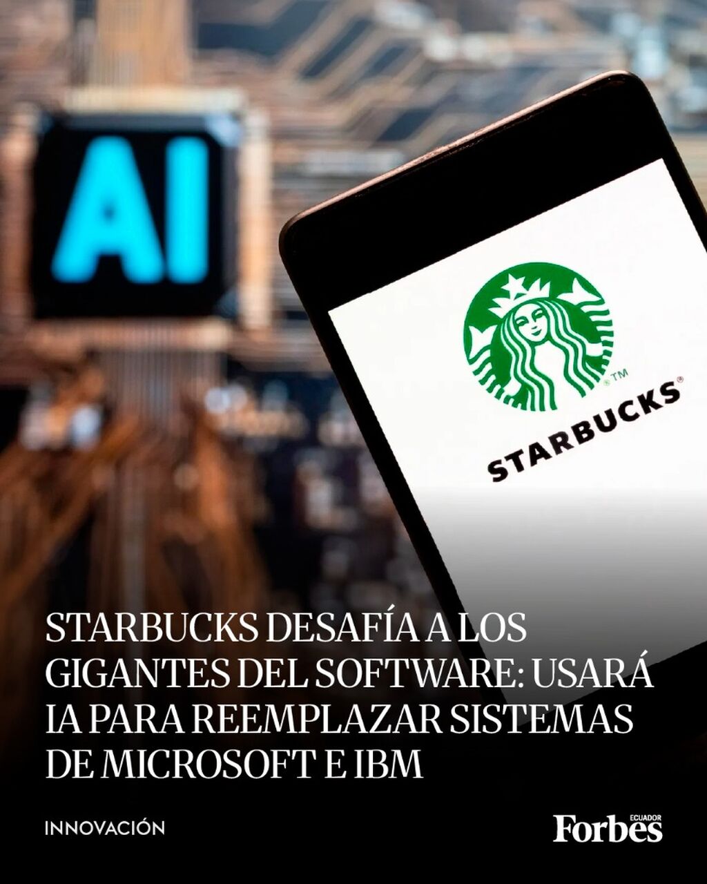 Starbucks va por la IA