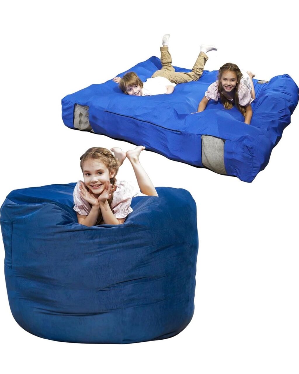 Bean Bag Chair and Sensory Crash Pad, Convertible Beanbag For just $95.99! Code:UEPABDMG