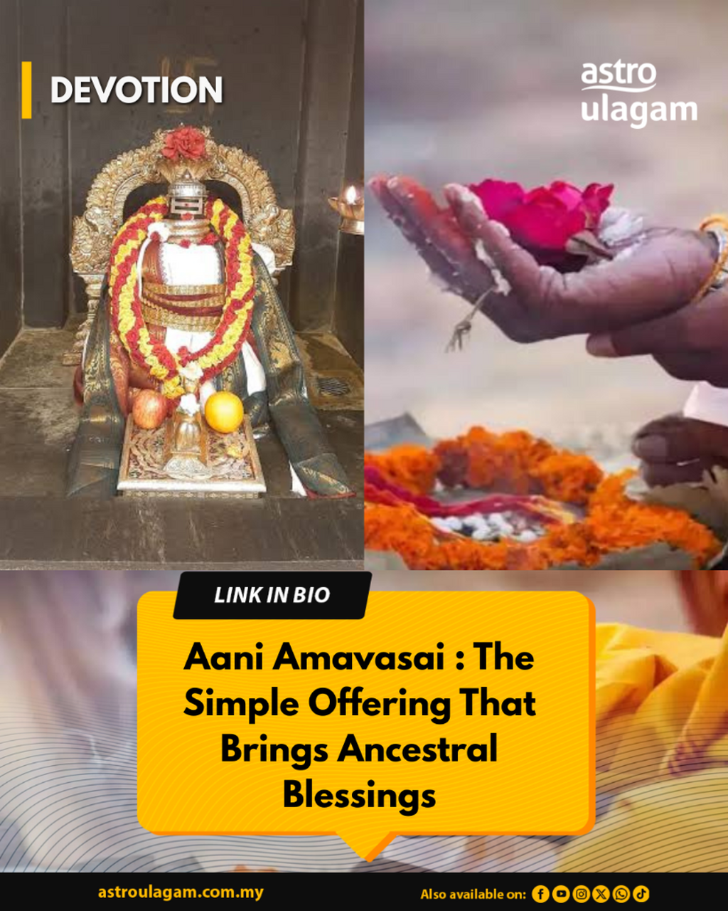 Aani Amavasai : The Simple Offering That Brings Ancestral Blessings