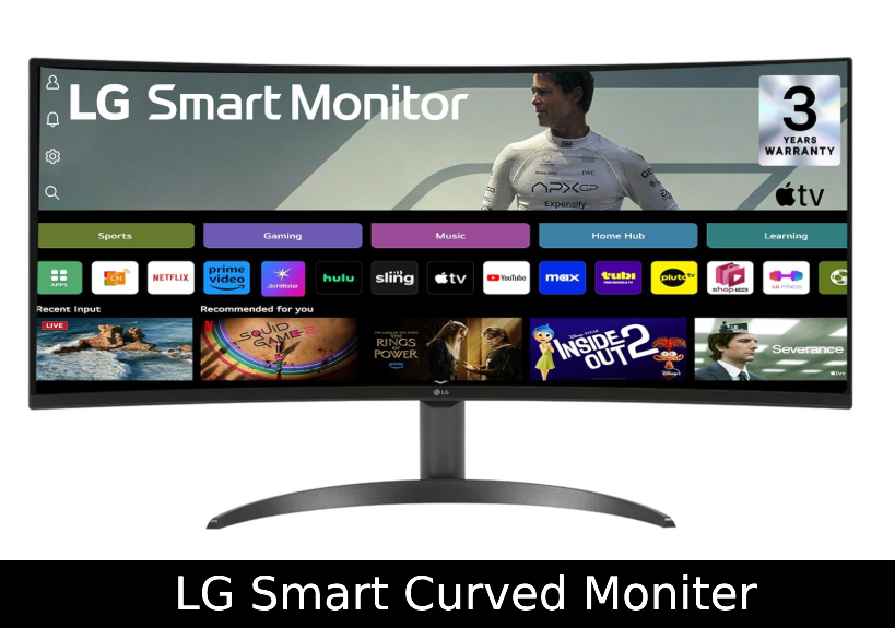 LG SMART CURVED MONITER