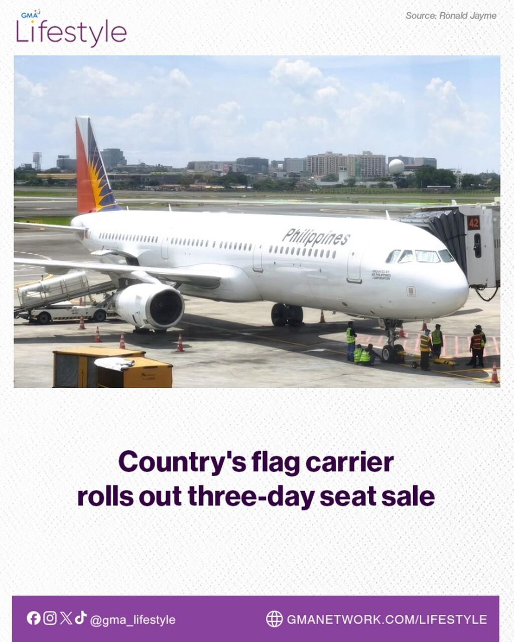 Country's flag carrier rolls out three-day seat sale