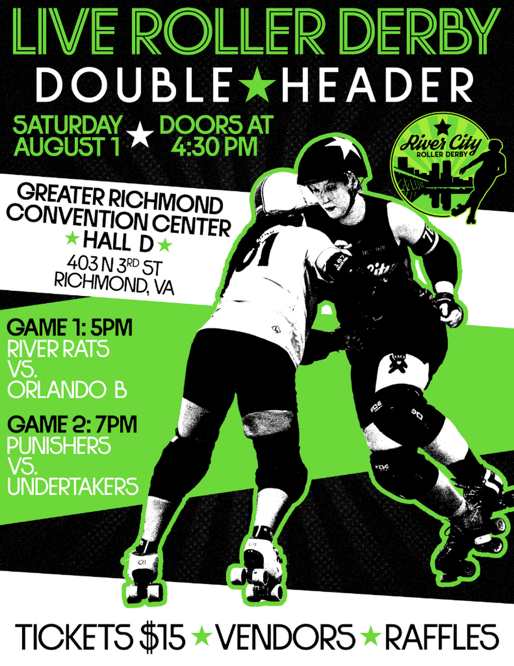 August 1 Double Header Tickets