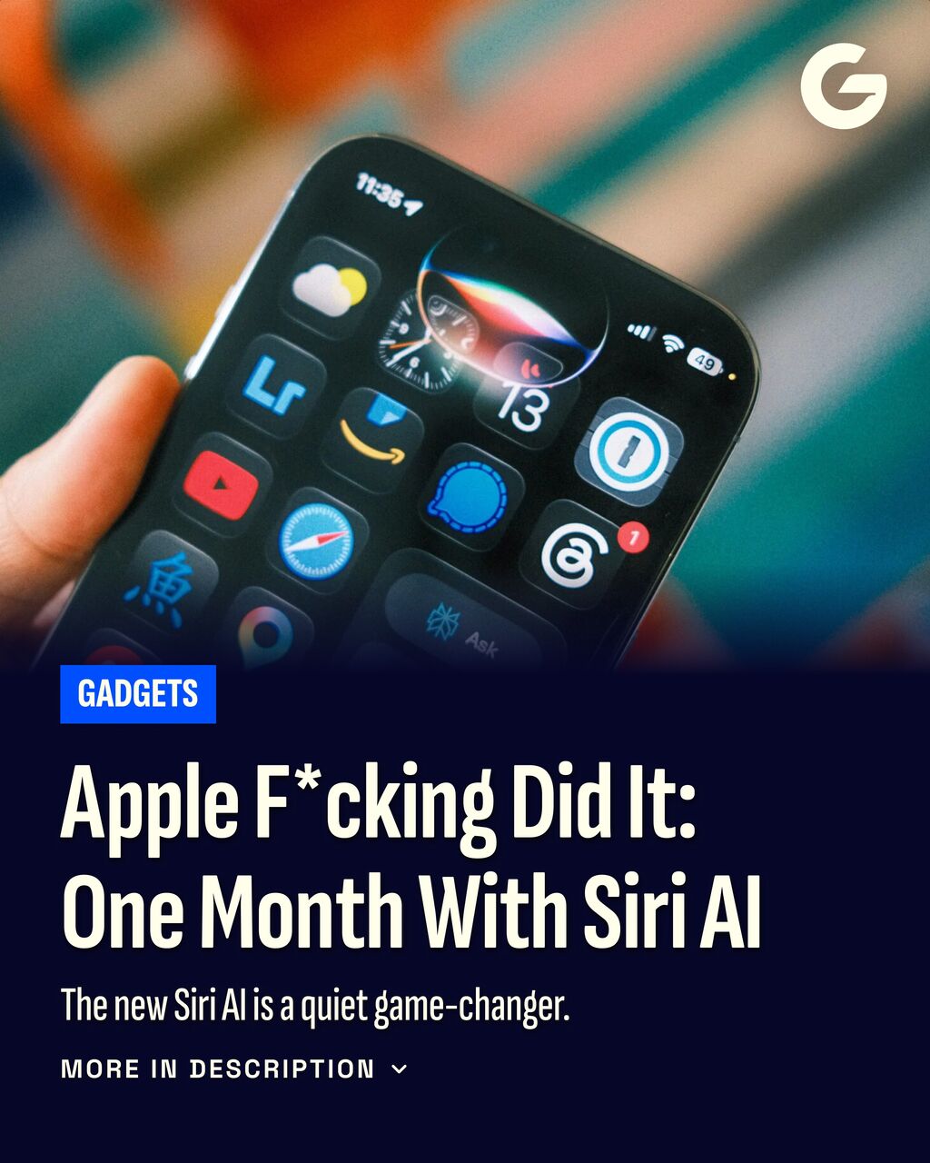 Apple F*cking Did It: One Month With Siri AI