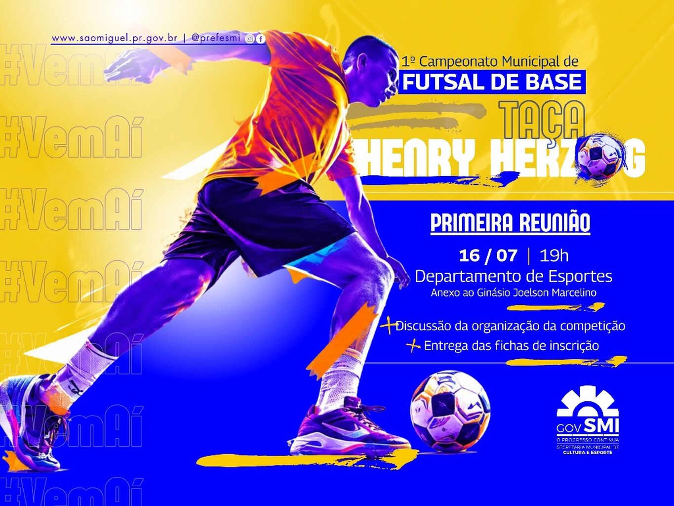 Governo Municipal realiza primeira reuni&atilde;o para definir o 1&ordm; Campeonato Municipal de Futsal de Base &ndash; Ta&ccedil;a Henry Herzog