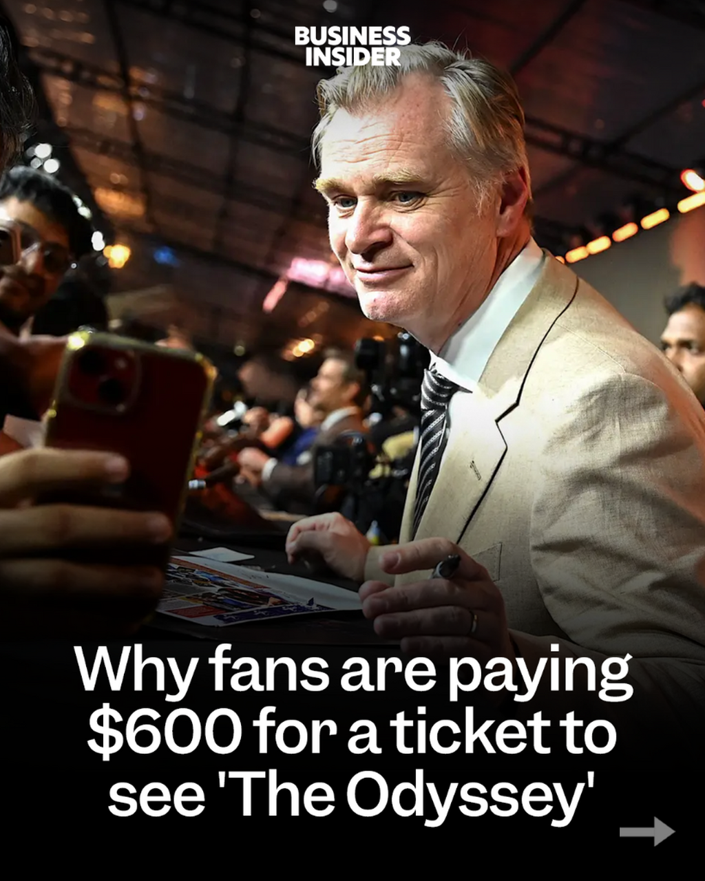 Why fans are paying $600 for a ticket to see 'The Odyssey'