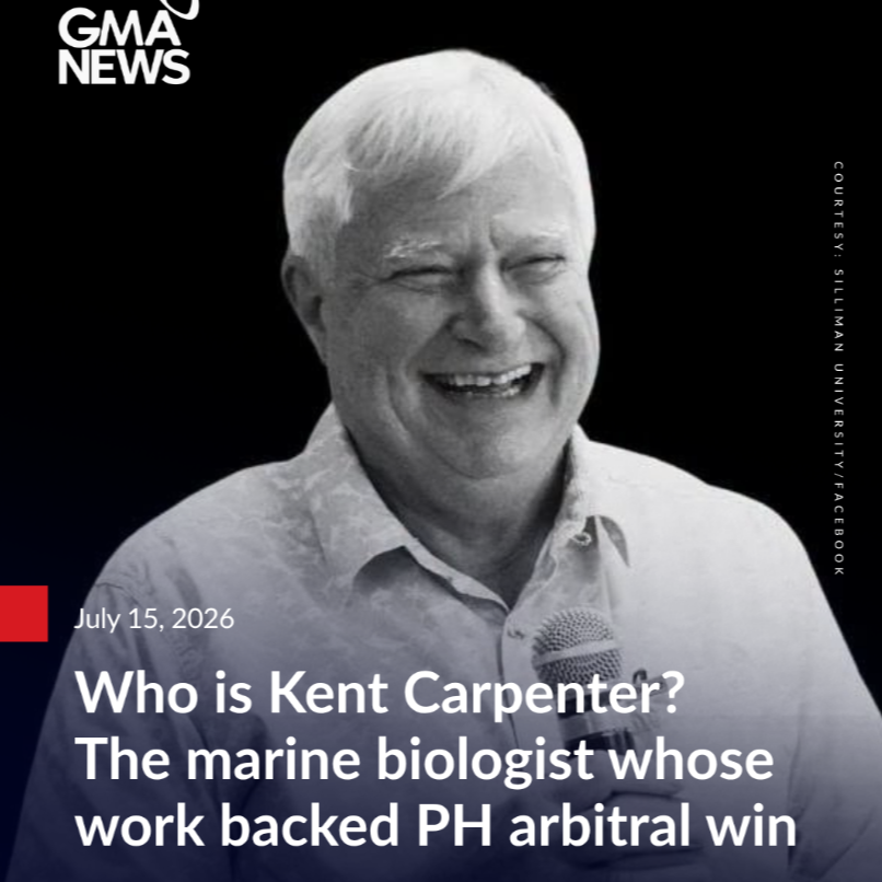 Who is Kent Carpenter? The marine biologist whose work backed PH arbitral win