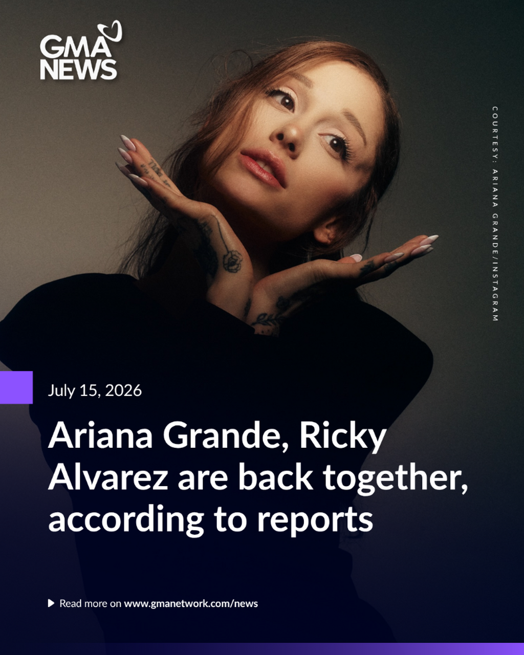 Ariana Grande, Ricky Alvarez are back together, according to reports