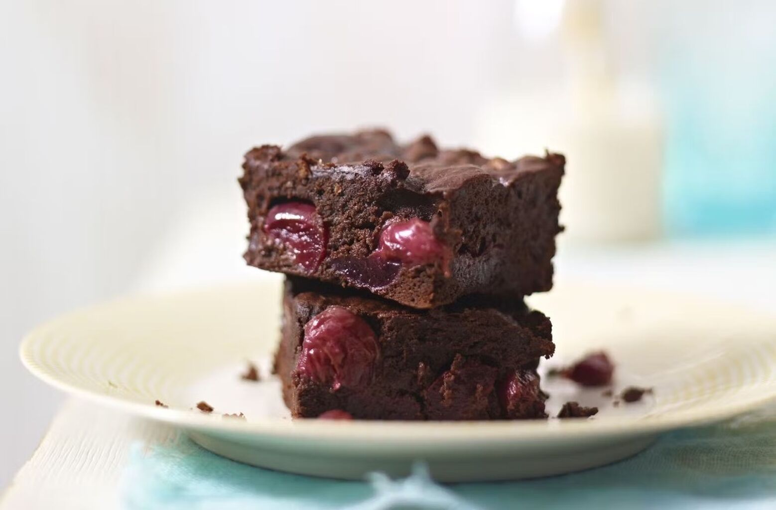 🍒Cherry Brownie Recipe 