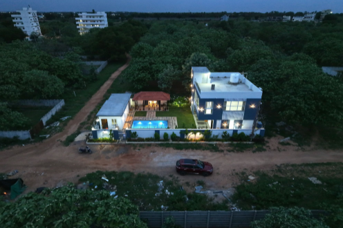 MAHADEV ECO RETREAT | 3BR | SLEEPS 15 | ₹11-16K | 5 MINS FROM SHAMSHABAD ORR EXIT