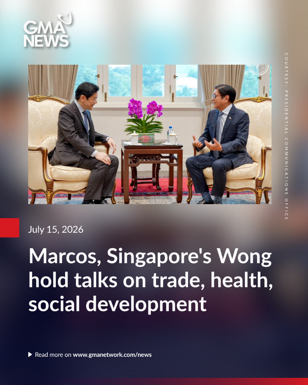 Marcos, Singapore