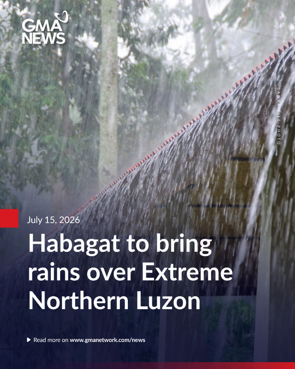 Habagat to bring rains over Extreme Northern Luzon
