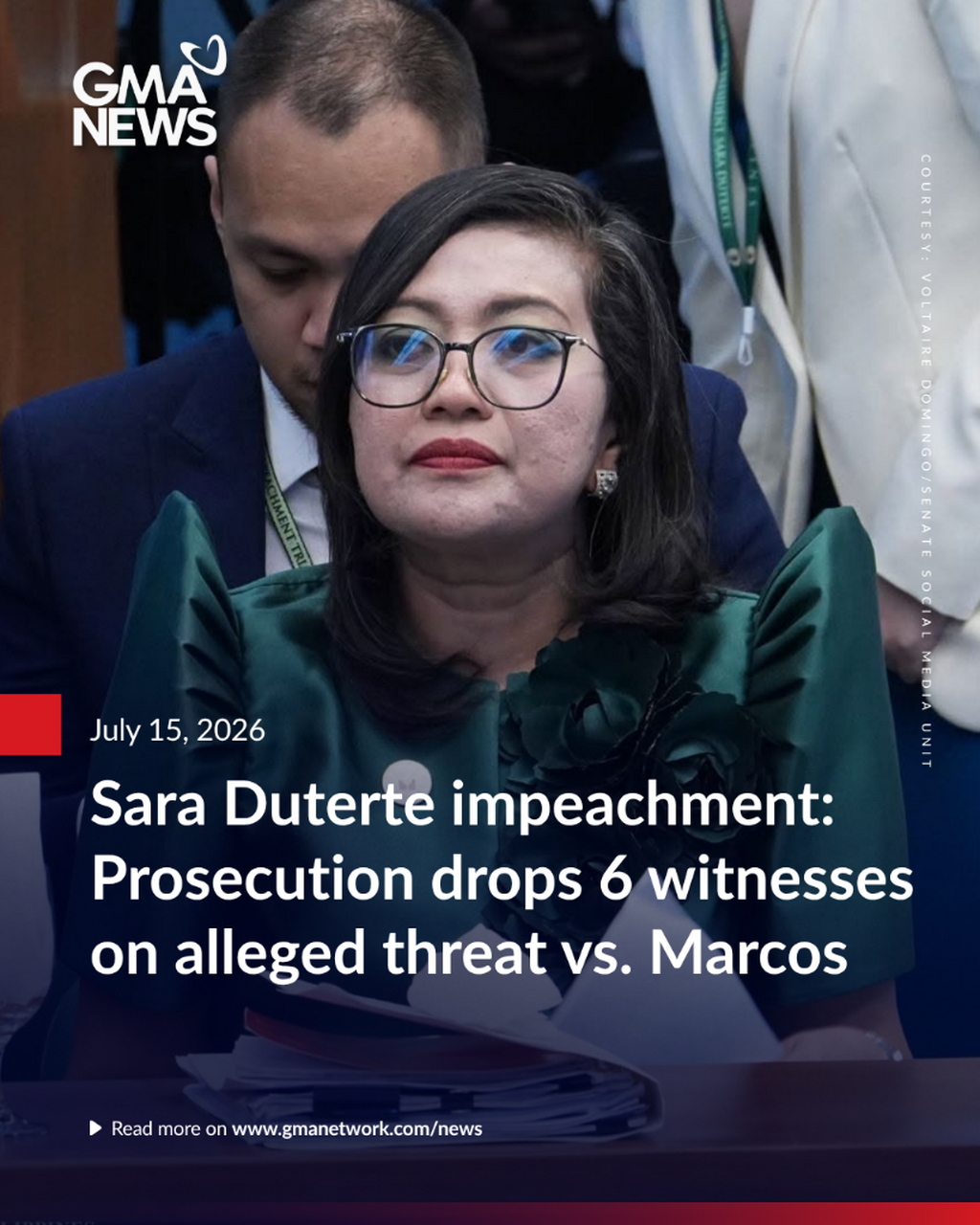 Sara Duterte impeachment: Prosecution drops 6 witnesses on alleged threat vs. Marcos