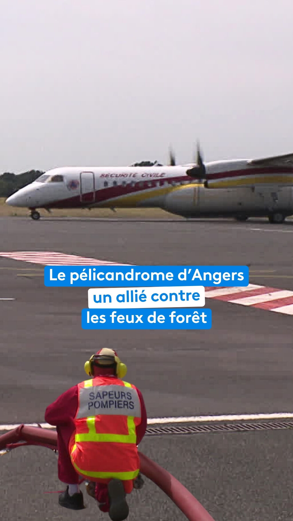 Incendie de Fontainebleau : pourquoi les bombardiers d&rsquo;eau se ravitaillent &agrave; l&rsquo;a&eacute;roport d&rsquo;Angers-Marc&eacute; ?