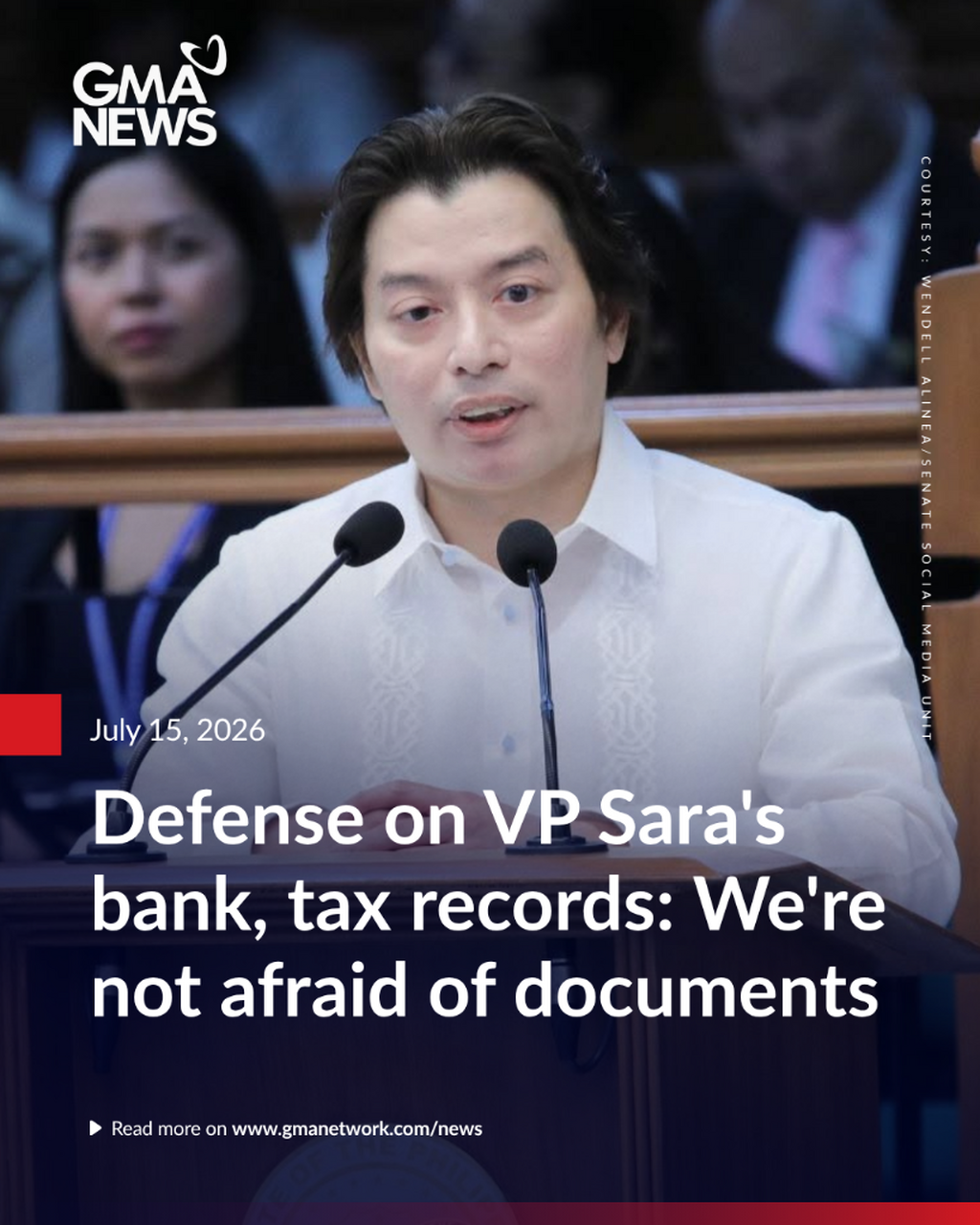 Defense on VP Sara