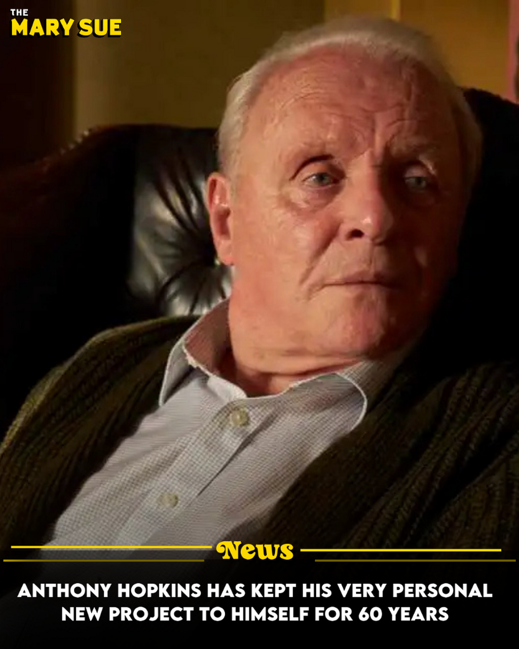 Anthony Hopkins Has Kept His Very Personal New Project to Himself for 60 Years