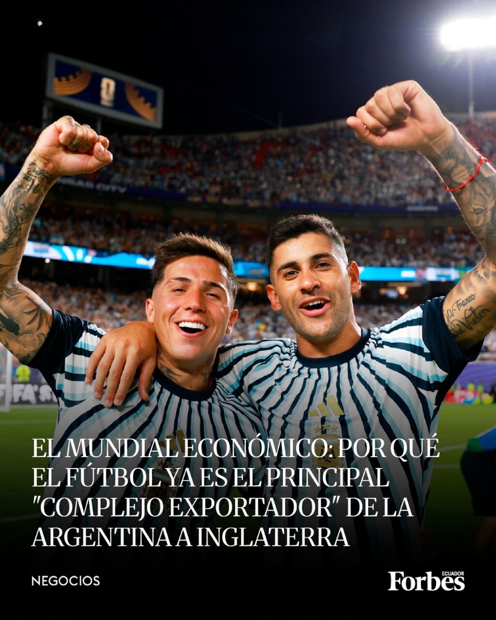 El Mundial econ&oacute;mico Argentina vs Inglaterra