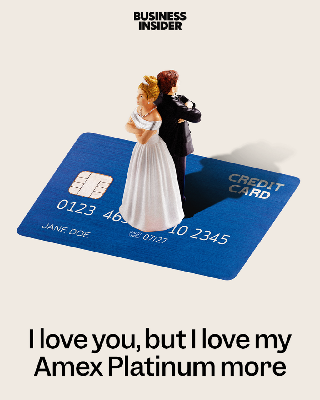 I love you, but I love my Amex Platinum more