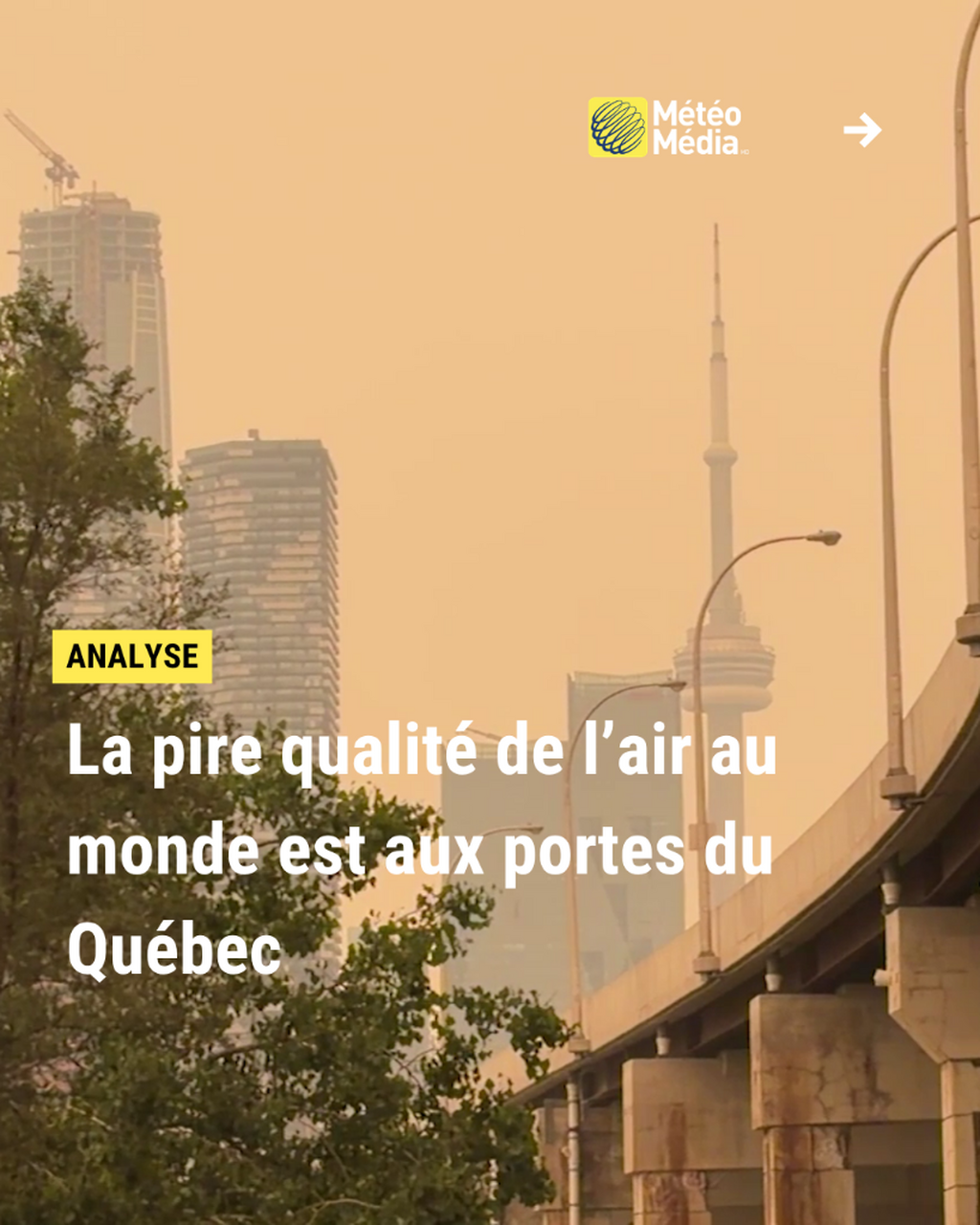 La pire qualit&eacute; de l'air au monde est aux portes du Qu&eacute;bec