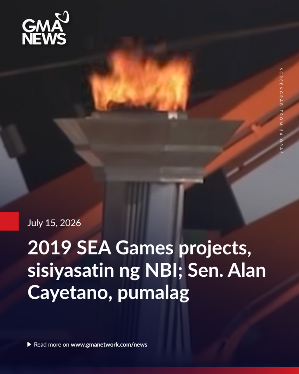 2019 SEA Games projects, sisiyasatin ng NBI; Sen. Alan Cayetano, pumalag