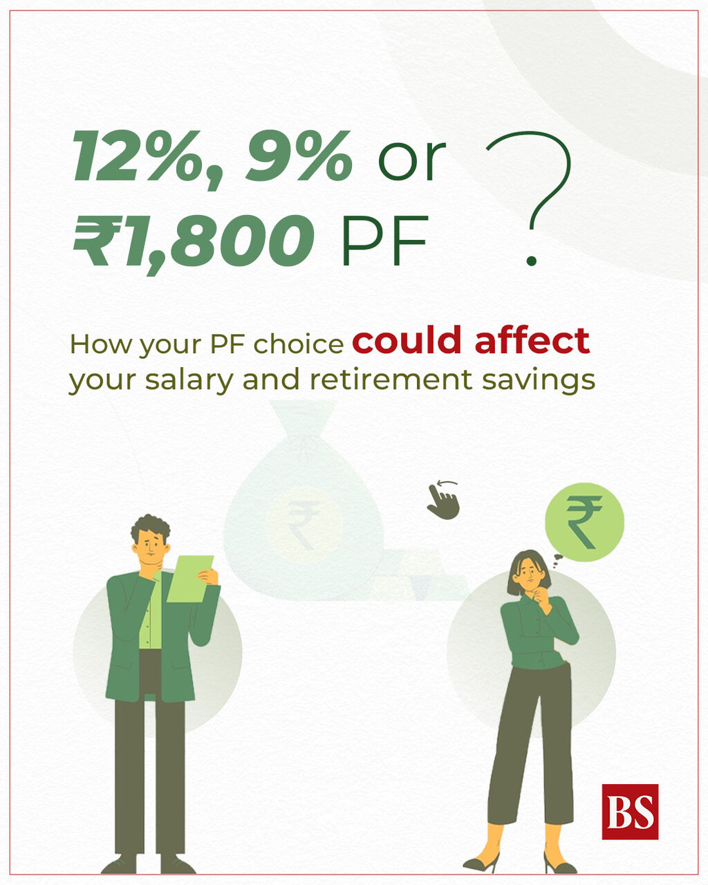 12%, 9% or ₹1,800 PF? How to choose which option is best for your salary