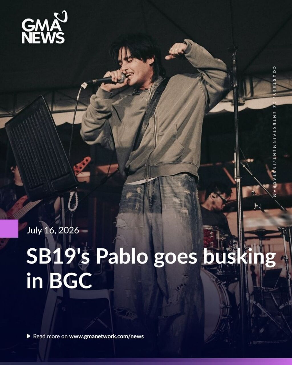 SB19's Pablo goes busking in BGC