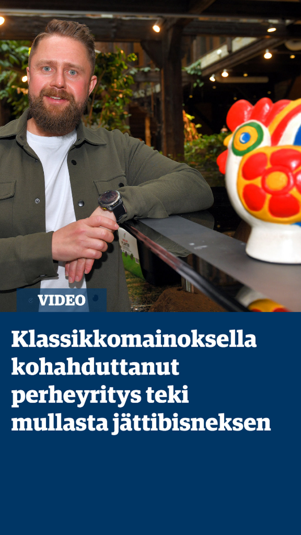 Klassikkomainoksella kohahduttanut perheyritys teki mullasta j&auml;ttibisneksen
