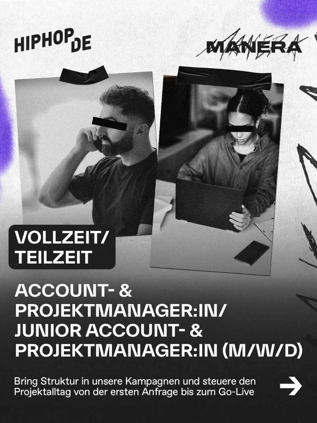 Account- & Projektmanager:in / (Junior) Account- & Projektmanager:in (m/w/d)