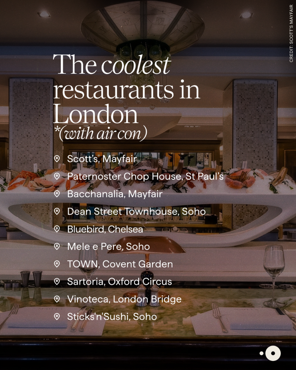 Air con restaurants