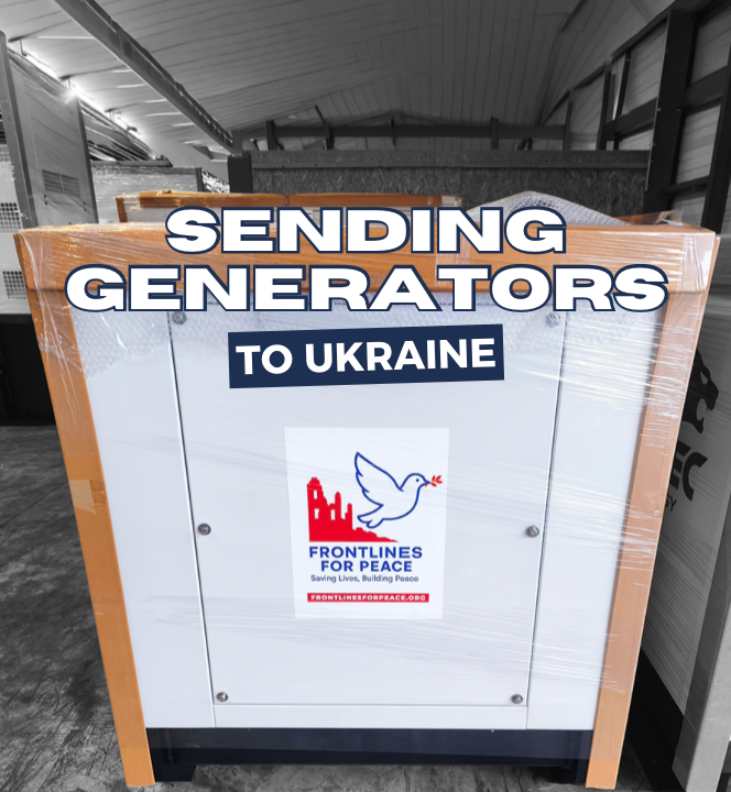 SENDING GENERATORS TO UKRAINE