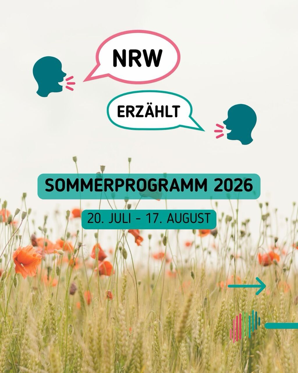 Sommerprogramm 2026: NRW erz&auml;hlt