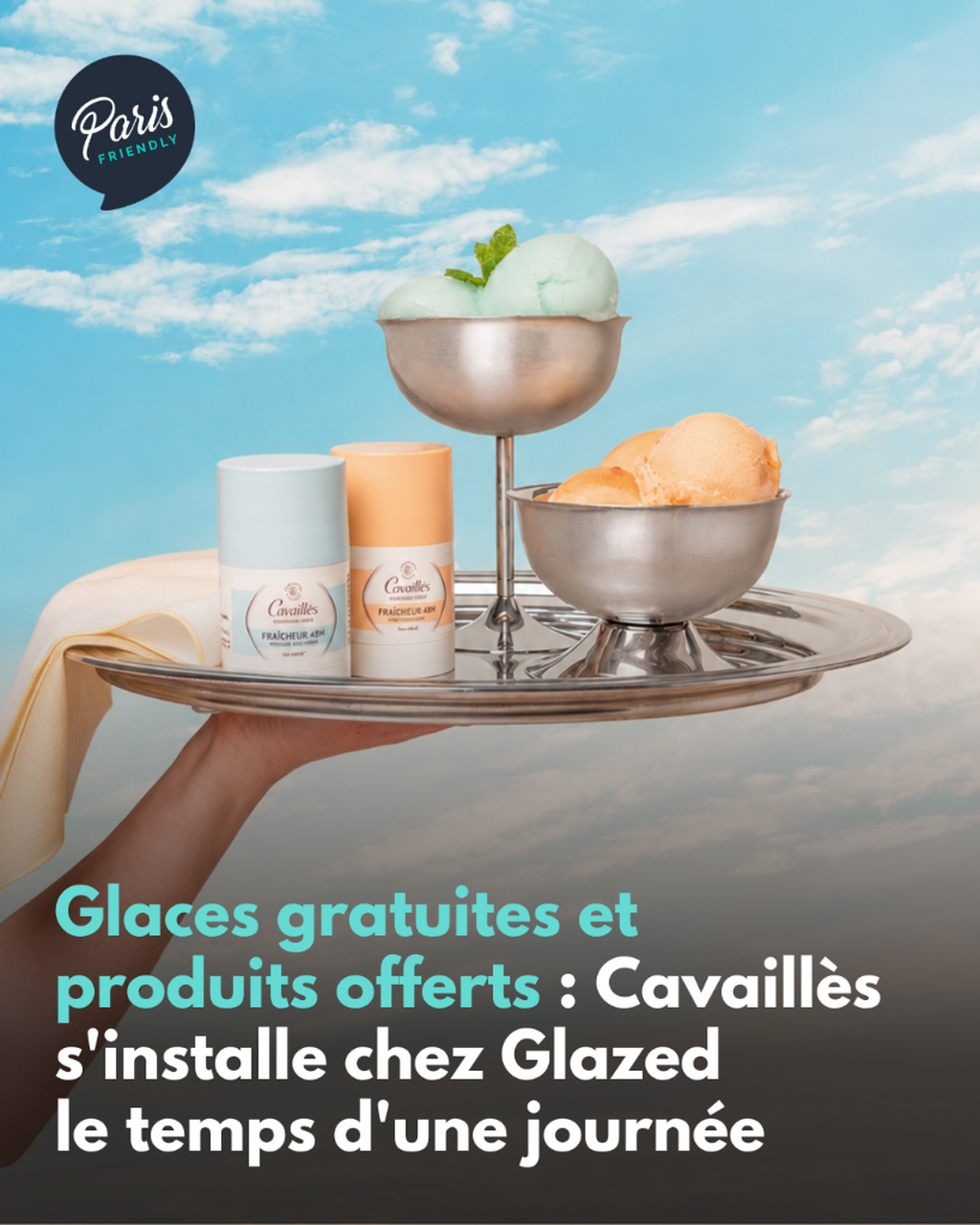 Glaces gratuites et produits offerts : Cavaill&egrave;s s'installe chez Glazed le temps d'une journ&eacute;e