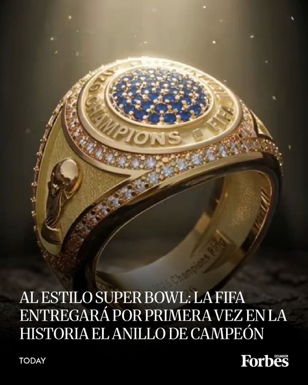 Anillo para el campe&oacute;n del Mundial 2026